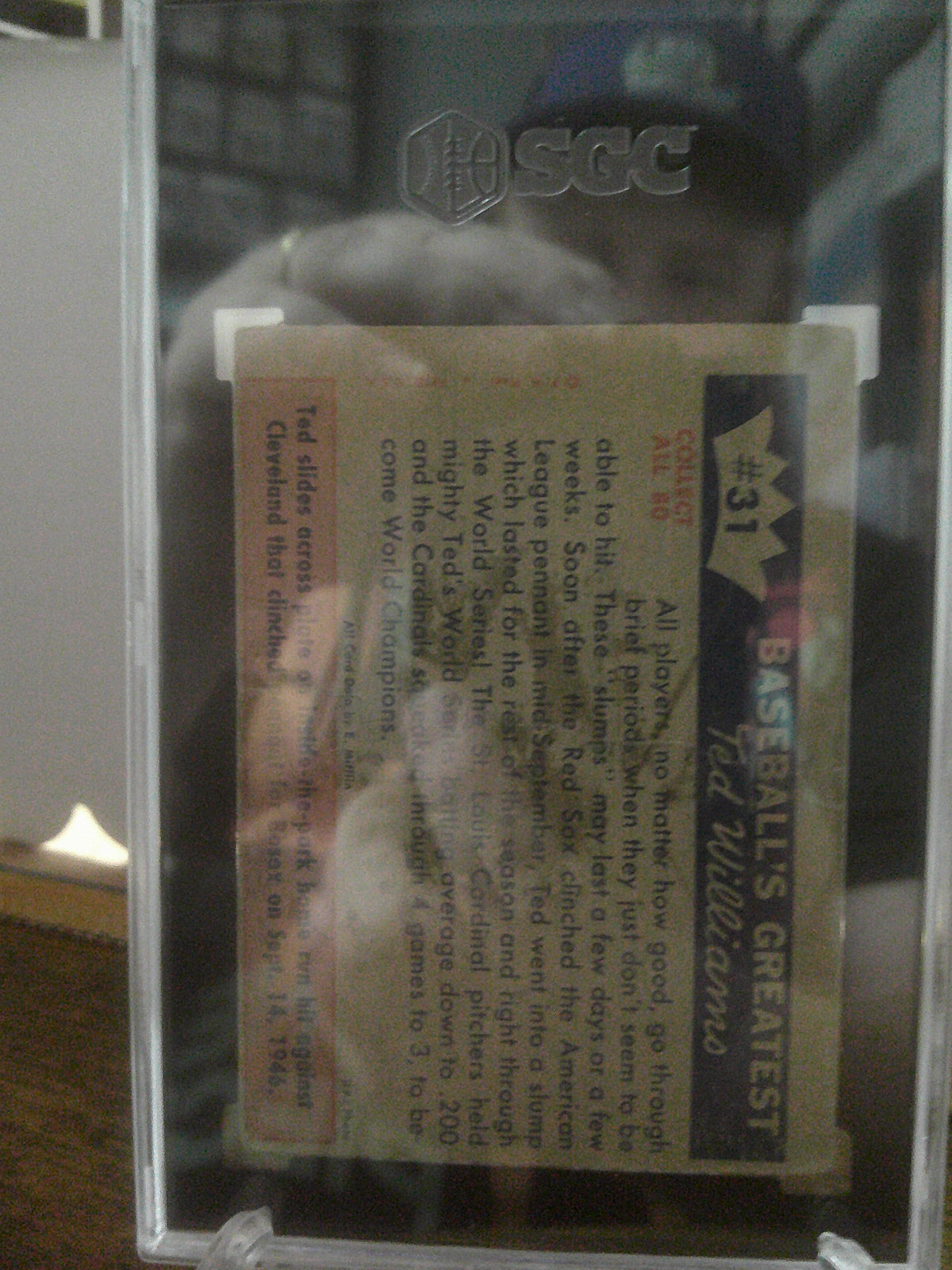 1959 FLEER TED WILLIAMS SGC 1
