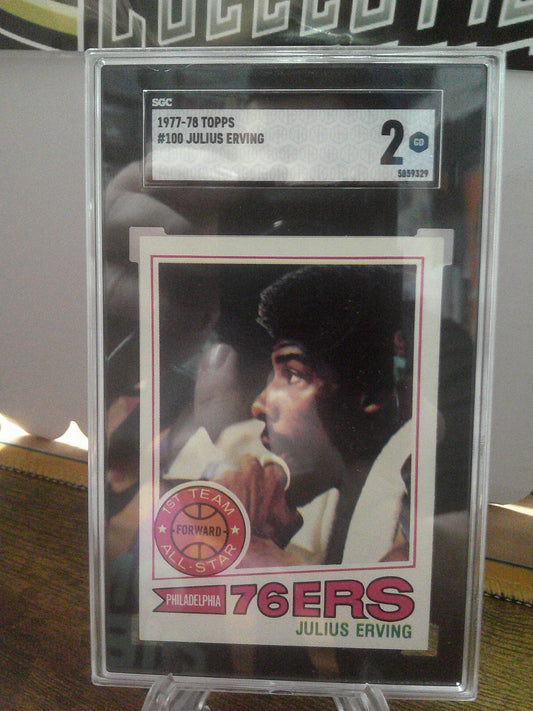 1977-78 TOPPS JULIUS ERVING SGC 2