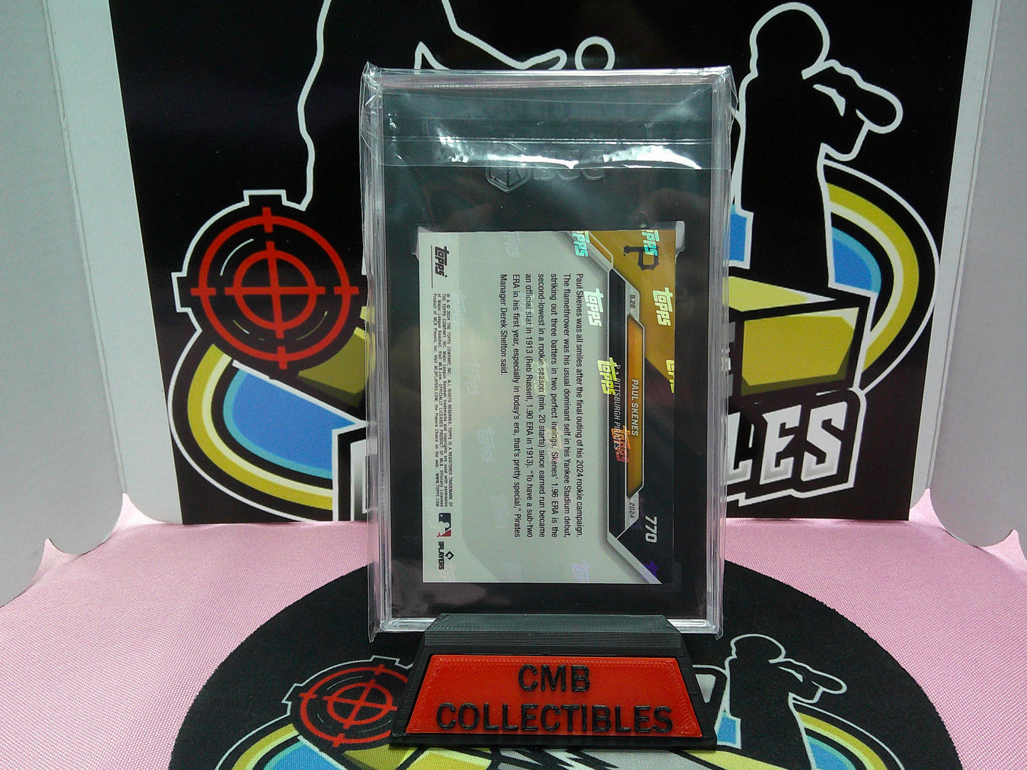 2024 Topps Now #770 Paul Skenes Blue 37/49 SGC 10