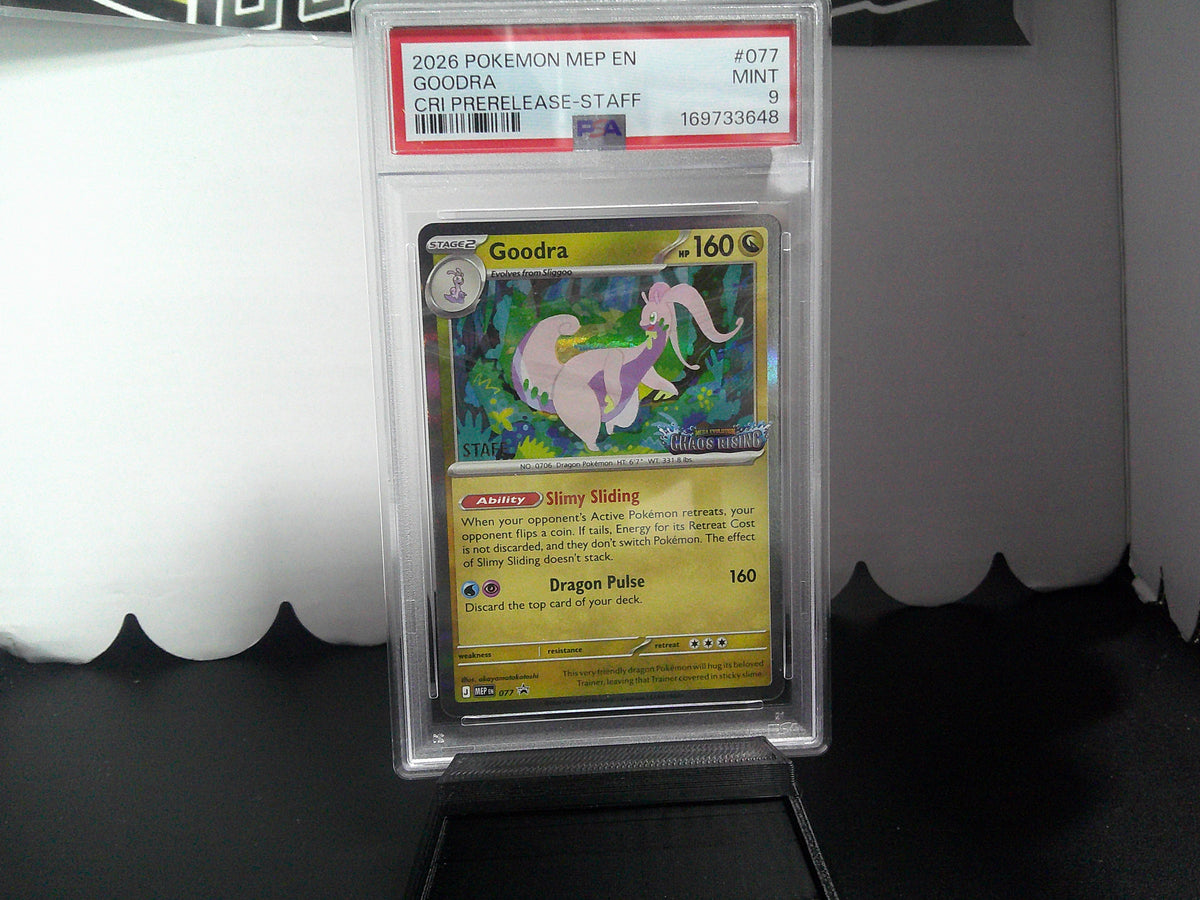 2026 Pokemon CRI Prerelease-Staff Promos Set of 4 PSA9x3 PSA6x1