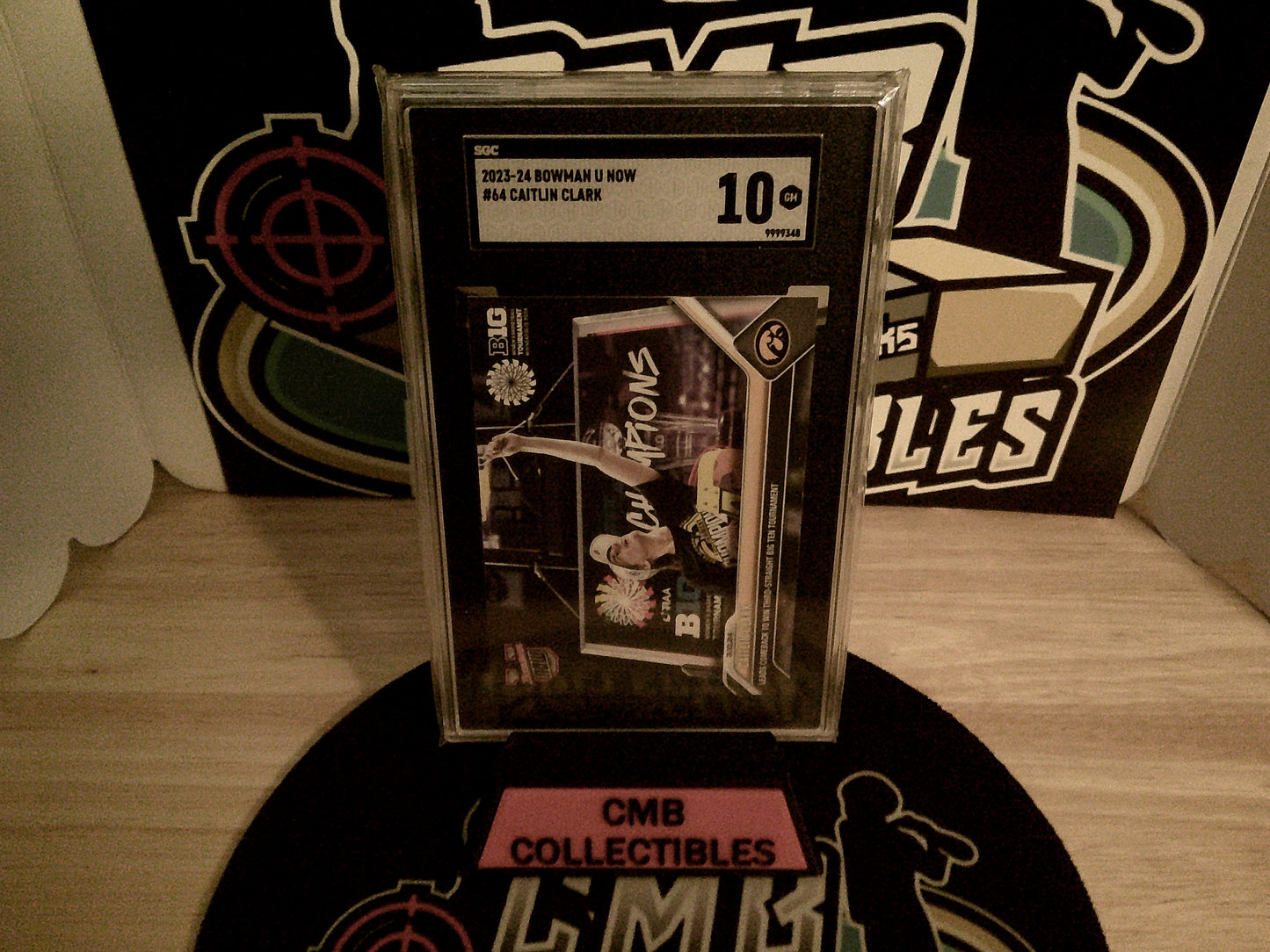 2023-24 Bowman U Now #64 Caitlin Clark SGC 10