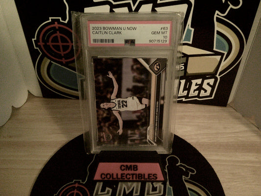 2023 Bowman U Now Caitlin Clark #63 PSA 10