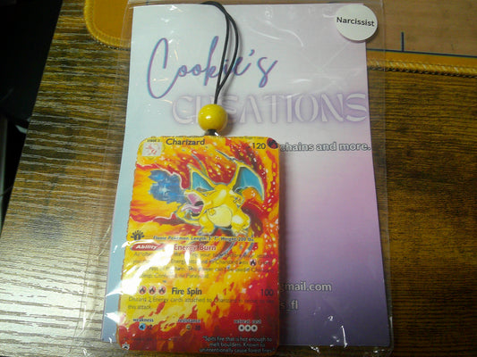 Pokemon Car Freshener Charizard Card
