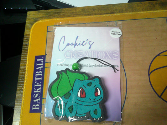 Pokemon Handpainted Car Freshener Bulbasaur