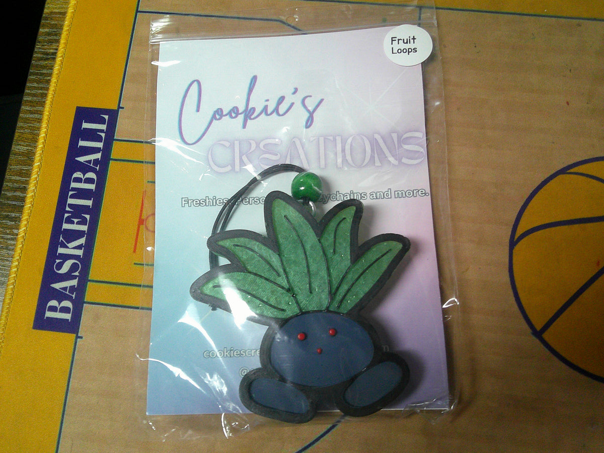 Pokemon Handpainted Car Freshener Oddish