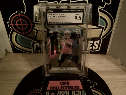 2016 Panini Prizm #292 Jacoby Brissett Silver CGC 9.5