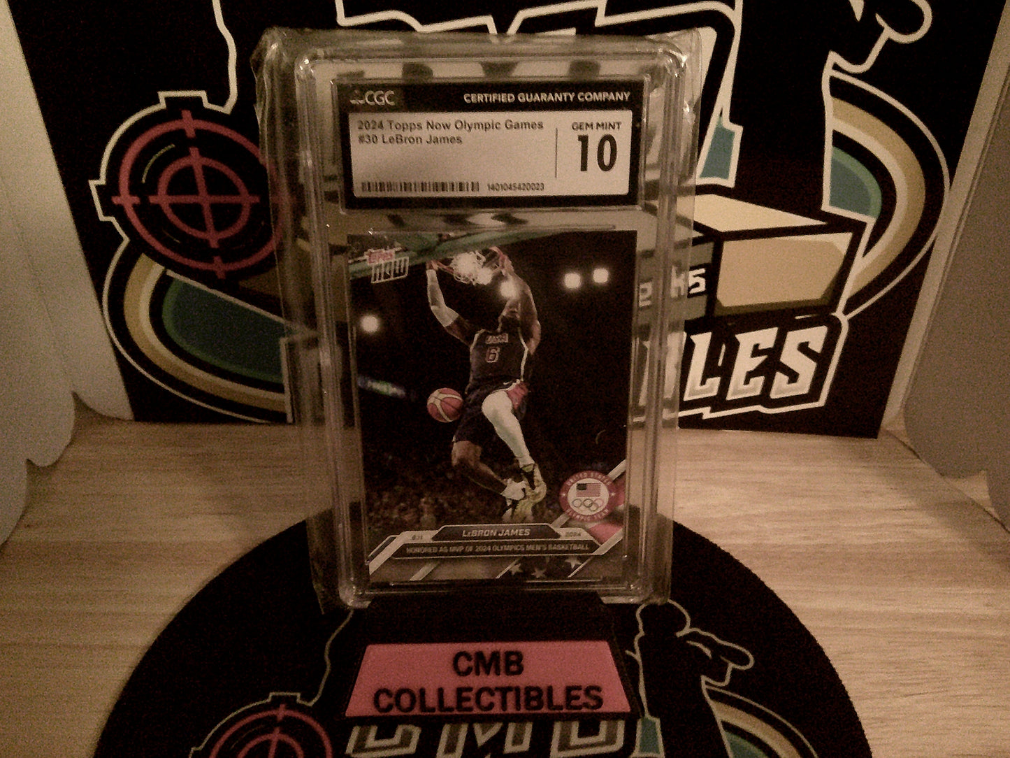 2024 Topps Now Olympic Games #30 LeBron James CGC 10
