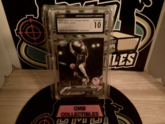 2024 Topps Now Olympic Games #30 LeBron James CGC 10