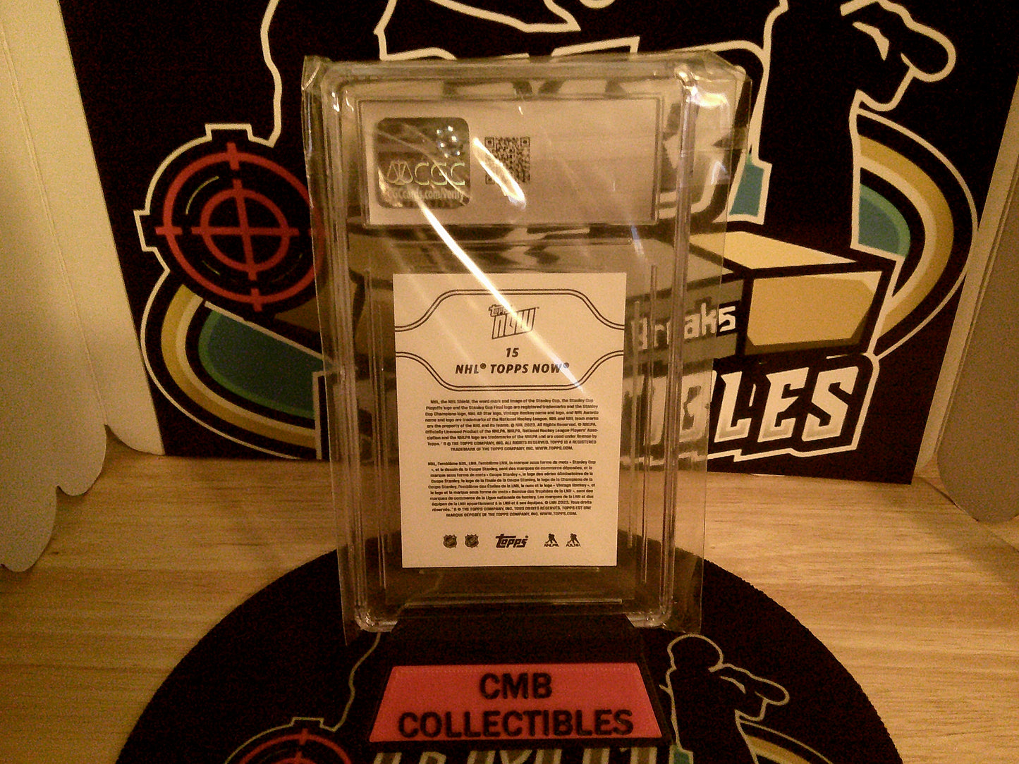 2023-24 Topps Now NHL Stickers #15 Connor Bedard CGC 10