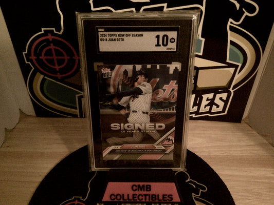 2024 Topps Now Off Season OS-8 Juan Soto SGC 10