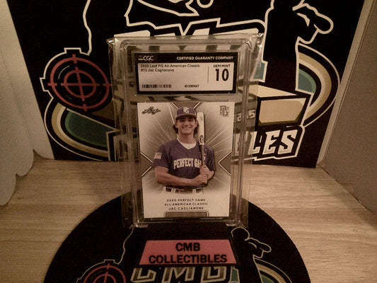 2020 Leaf PG All-American Classic #13 Jac Cagliaone CGC 10
