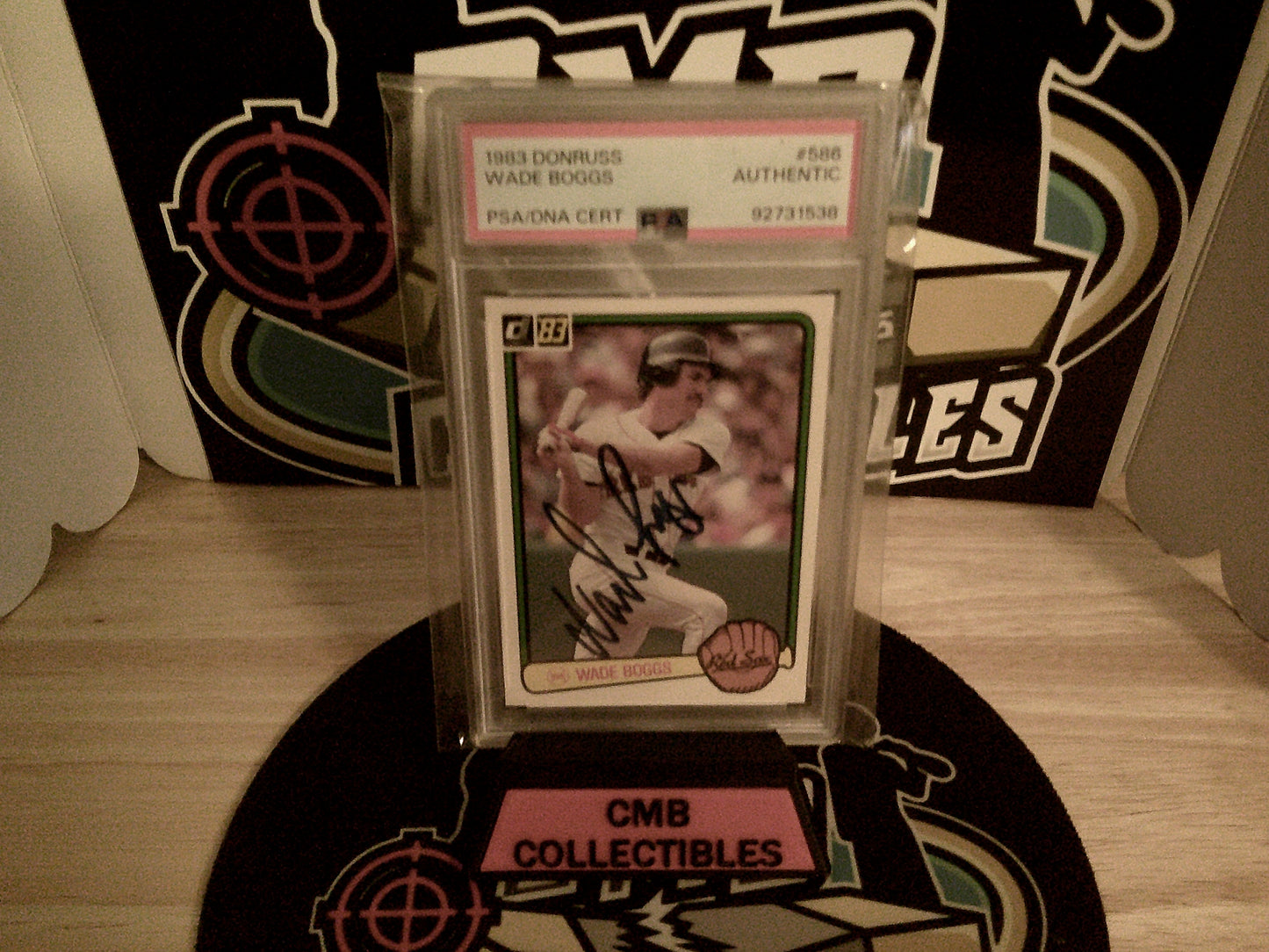 1983 Donruss Wade Boggs PSA/DNA Cert #586 PSA Authentic