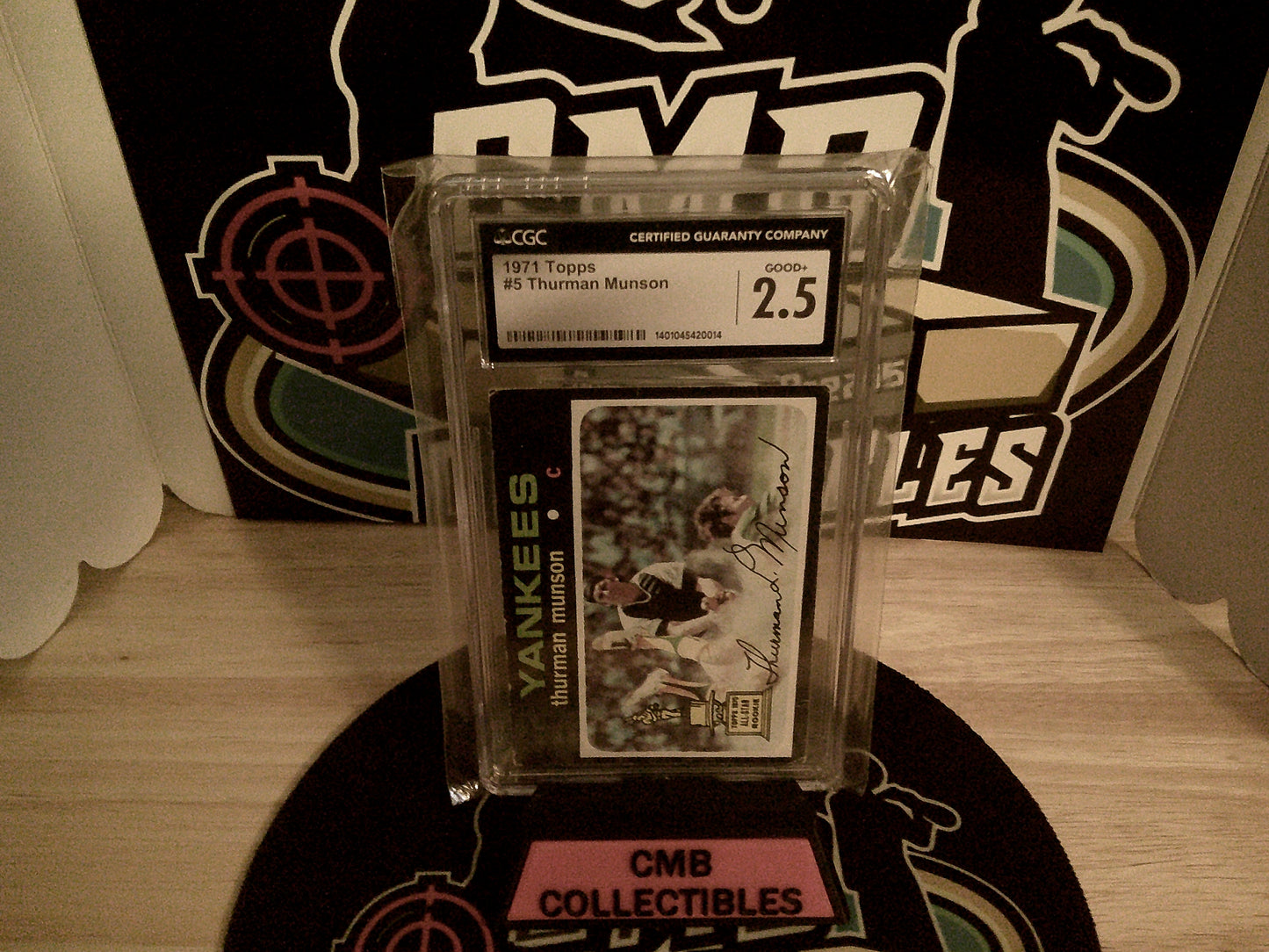 1971 Topps #5 Thurman Munson CGC 2.5