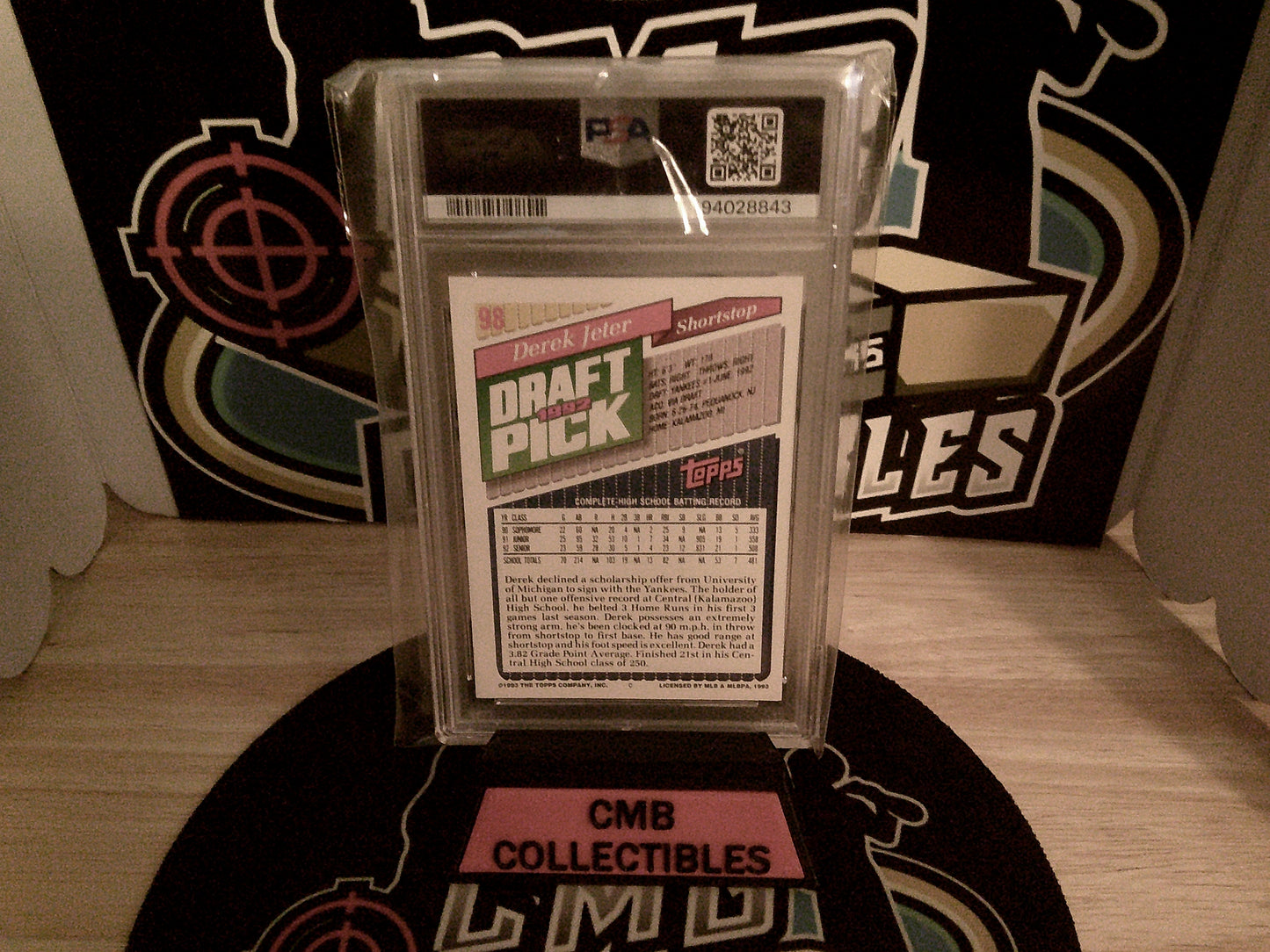 1993 Topps Derek Jeter #98 PSA 8