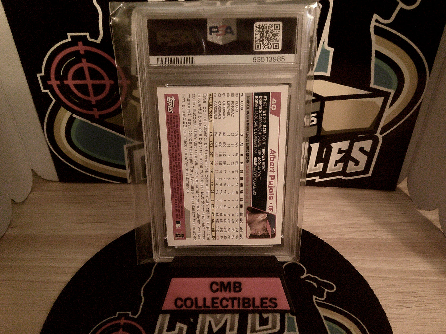 2004 Topps Albert Pujols #40 PSA 10