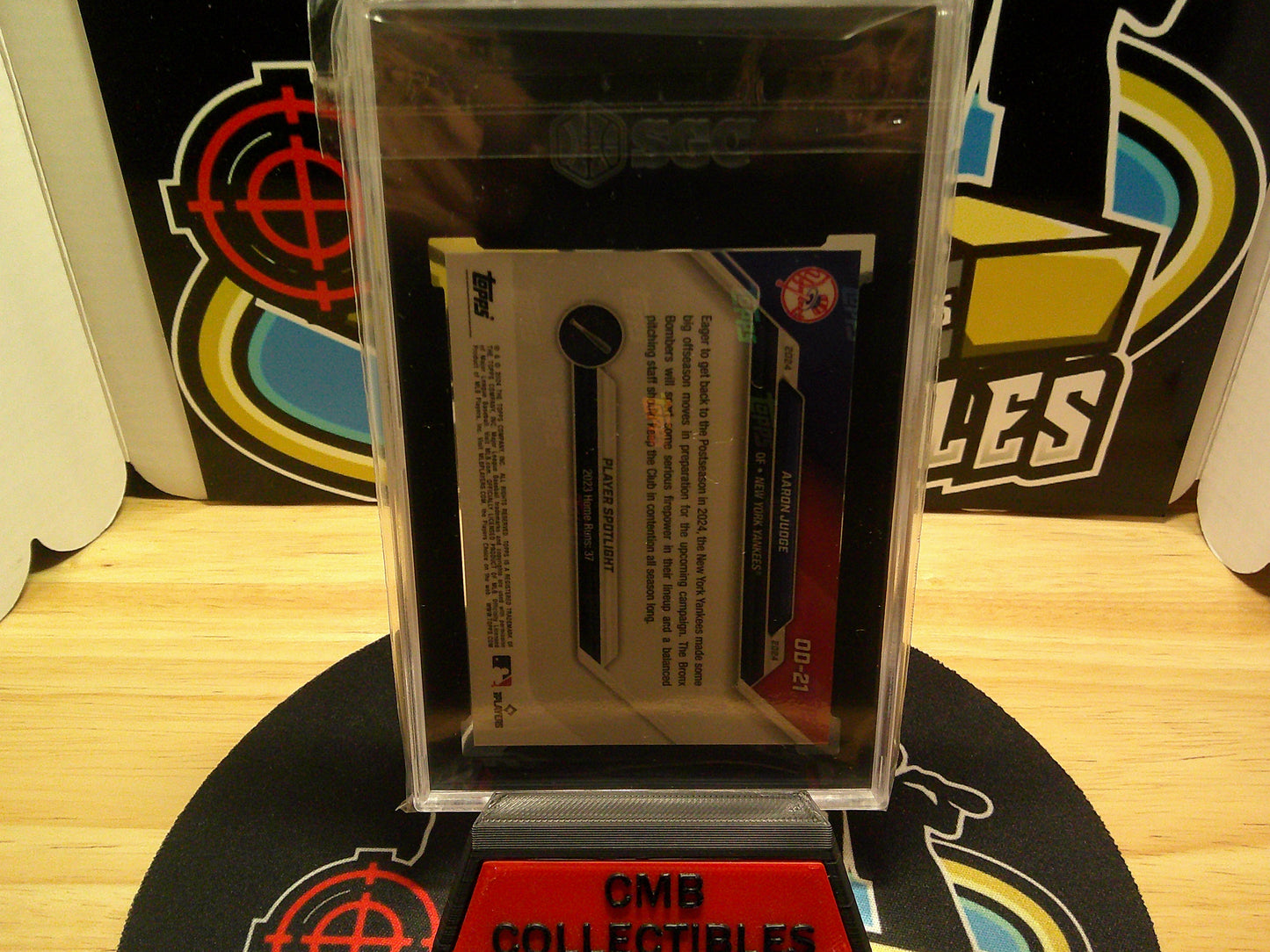 2024 Topps Now Road to Opening Day Yankees Set OD-21 Aaron Judge SGC 10 Included