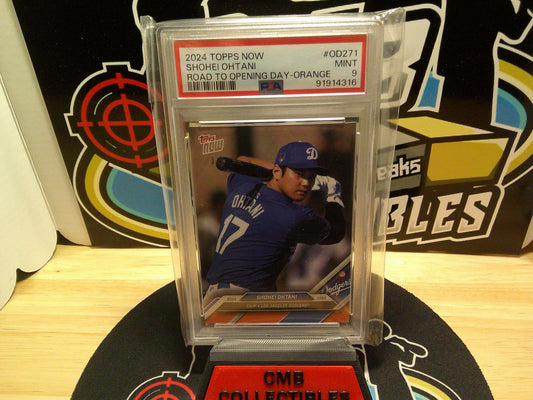2024 Topps Now Shohei Ohtani 3/5 Road to Opening Day-Orange #OD271 PSA 9