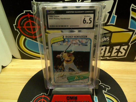 1980 Topps #482 Rickey Henderson CGC 6.5