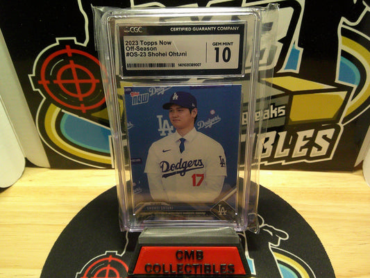 2023 Topps Now Off-Season #OS-23 Shohei Ohtani CGC 10