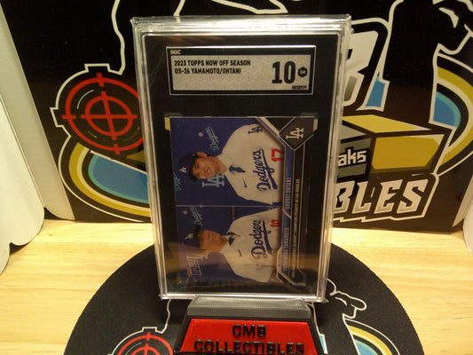 2023 Topps Now Off Season OS-26 Yamamoto/Ohtani SGC 10