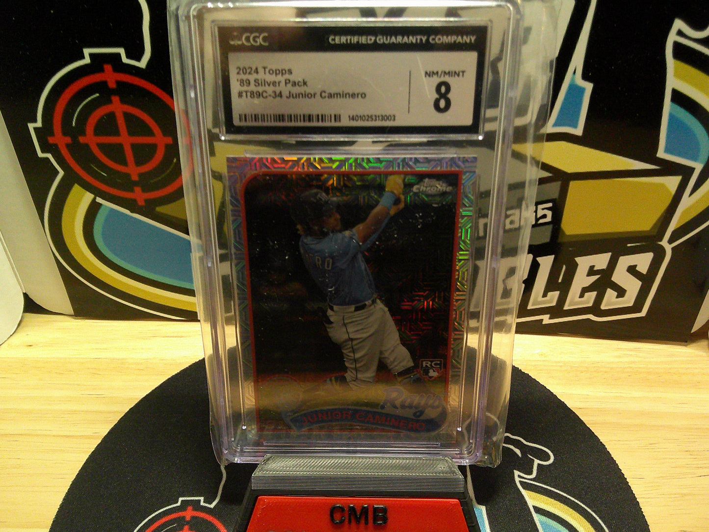 2024 Topsp '89 Silver Pack #T89C-34 Junior Caminero CGC 8
