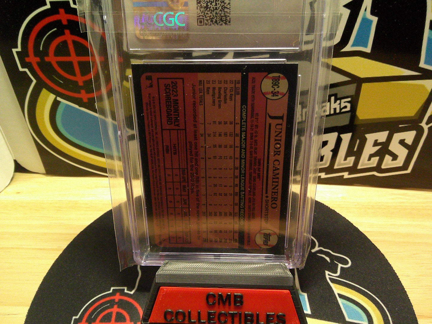 2024 Topsp '89 Silver Pack #T89C-34 Junior Caminero CGC 8