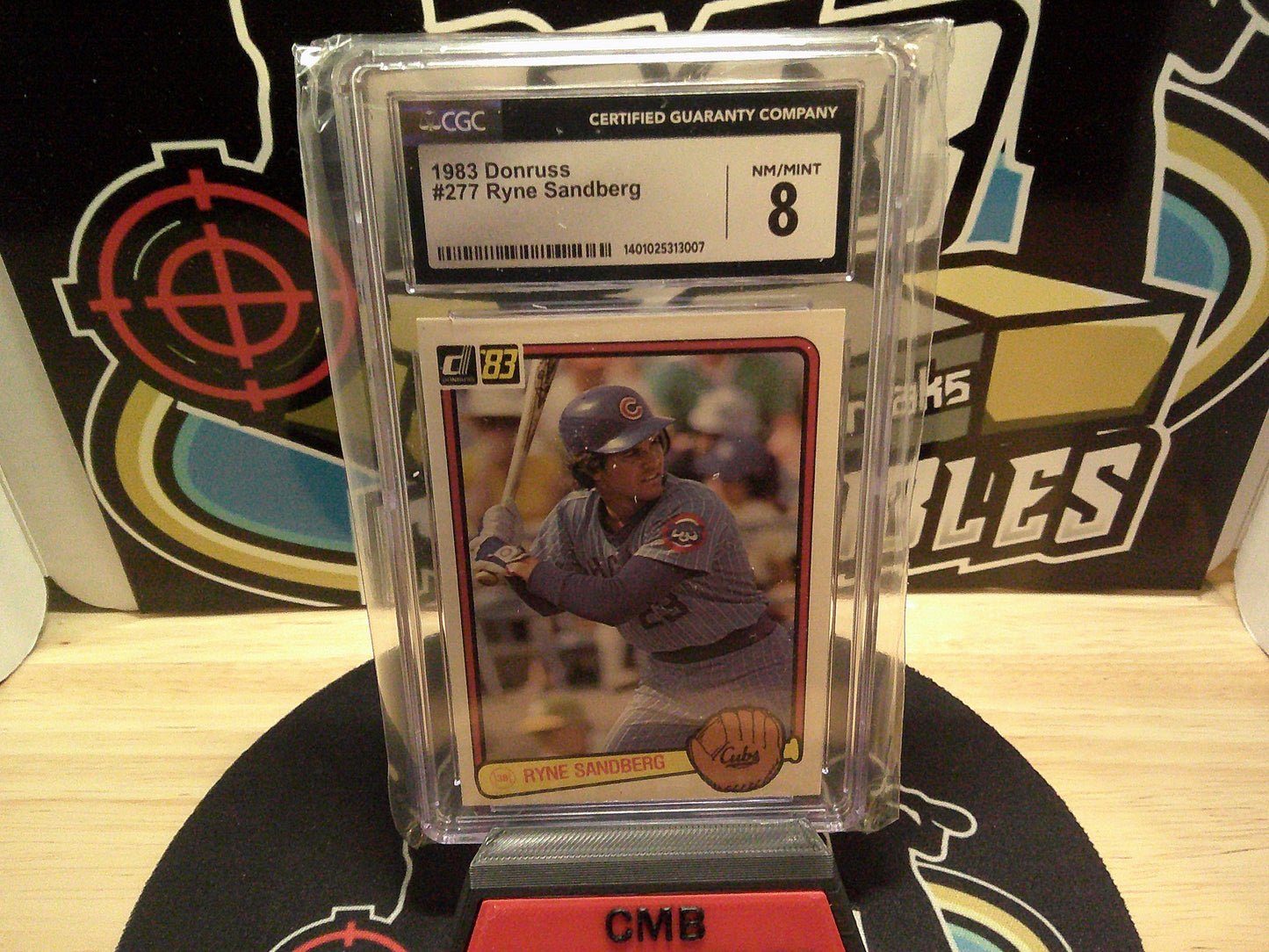 1983 Donruss #277 Ryne Sandberg CGC 8
