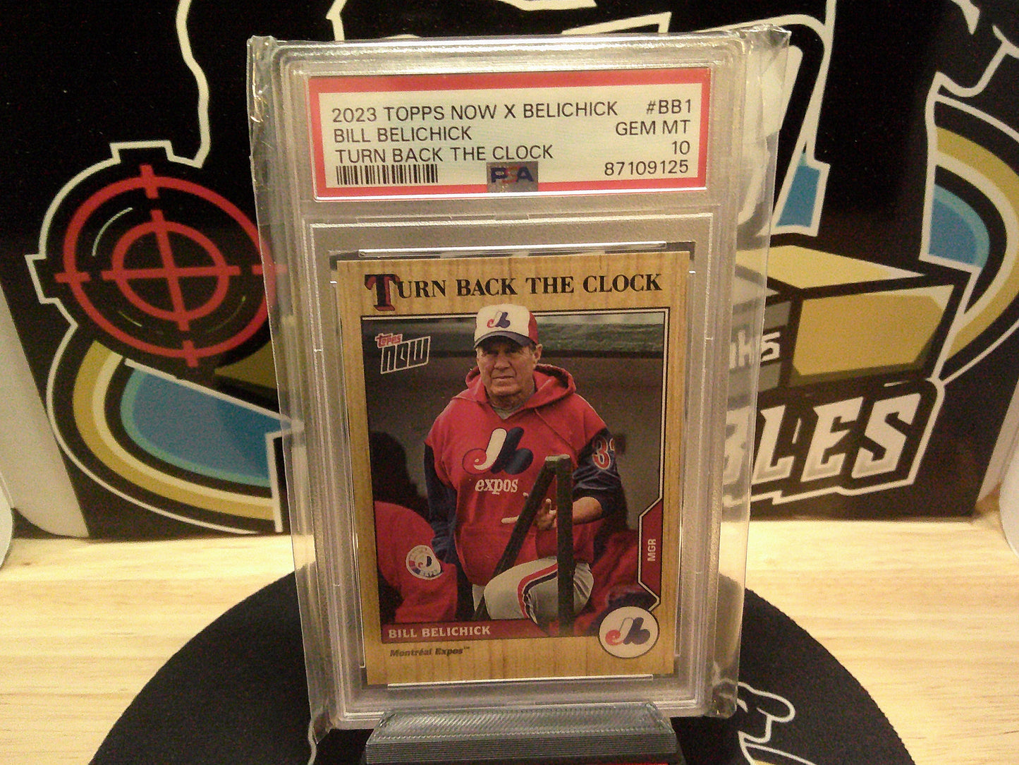 2023 Topps Now X Belichick Bill Belichick Turn Back the Clock #BB1 PSA 10