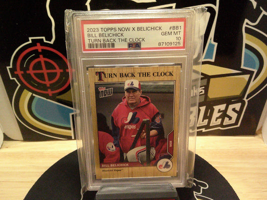 2023 Topps Now X Belichick Bill Belichick Turn Back the Clock #BB1 PSA 10
