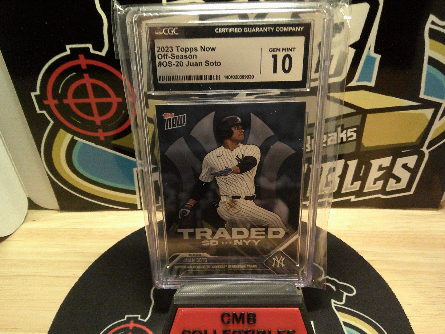 2023 Topps Now Off-Season #OS-20 Juan Soto CGC 10