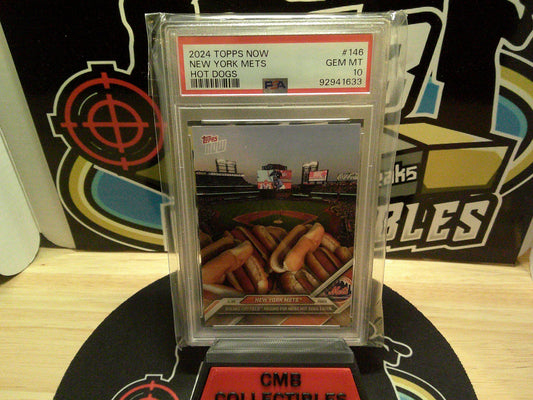 2024 Topps Now New York Mets Hot Dogs #146 PSA 10