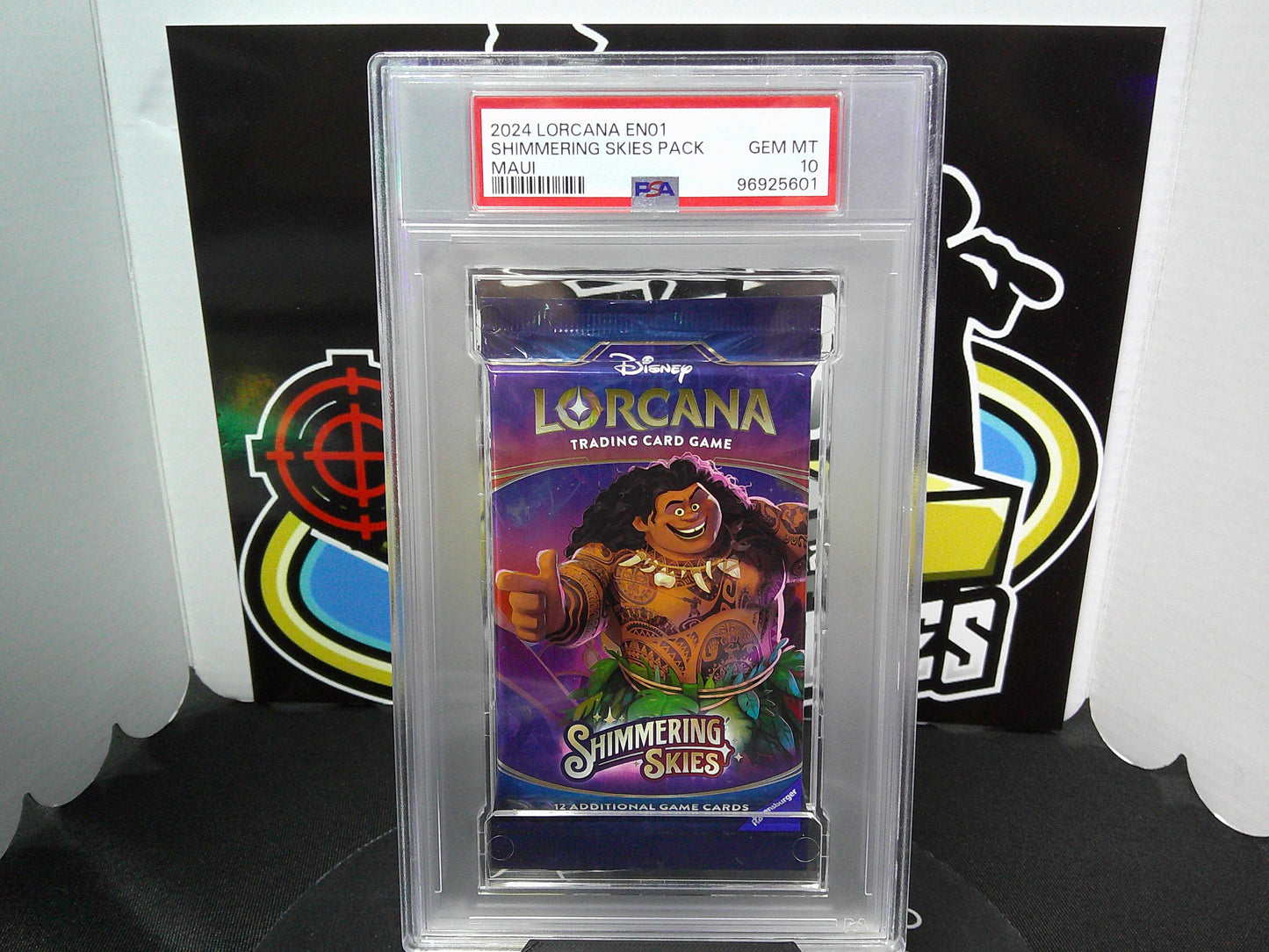 2024 Lorcana EN01 Shimmering Skies Booster Packs Set of 3 PSA 9/10