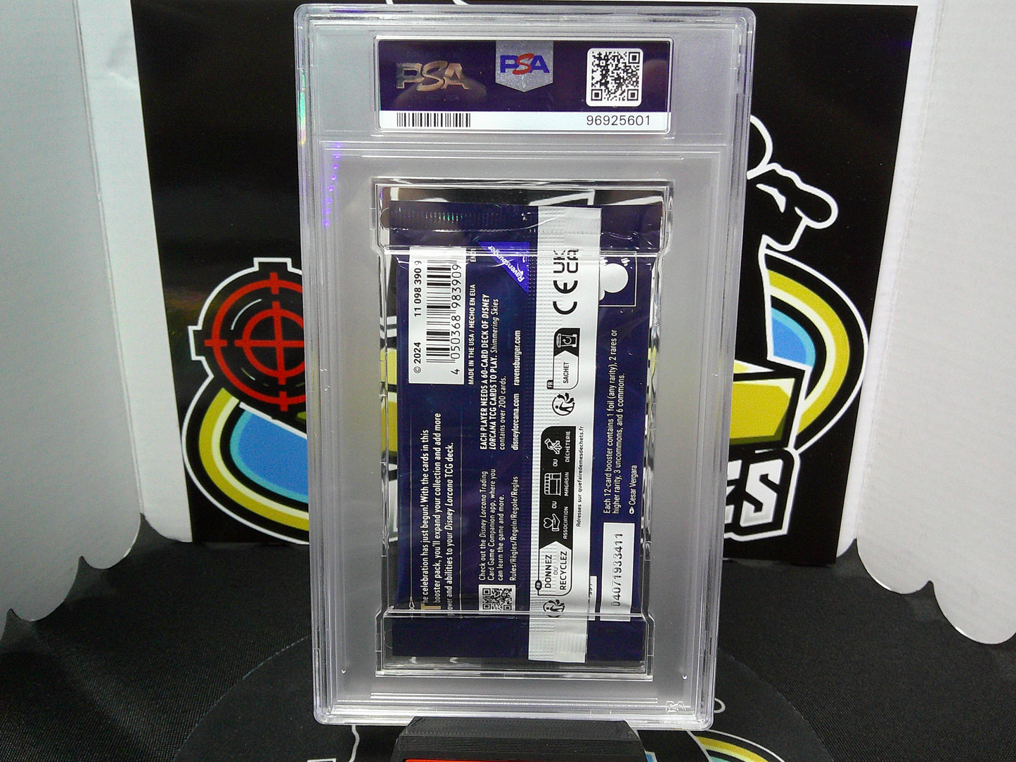 2024 Lorcana EN01 Shimmering Skies Booster Packs Set of 3 PSA 9/10