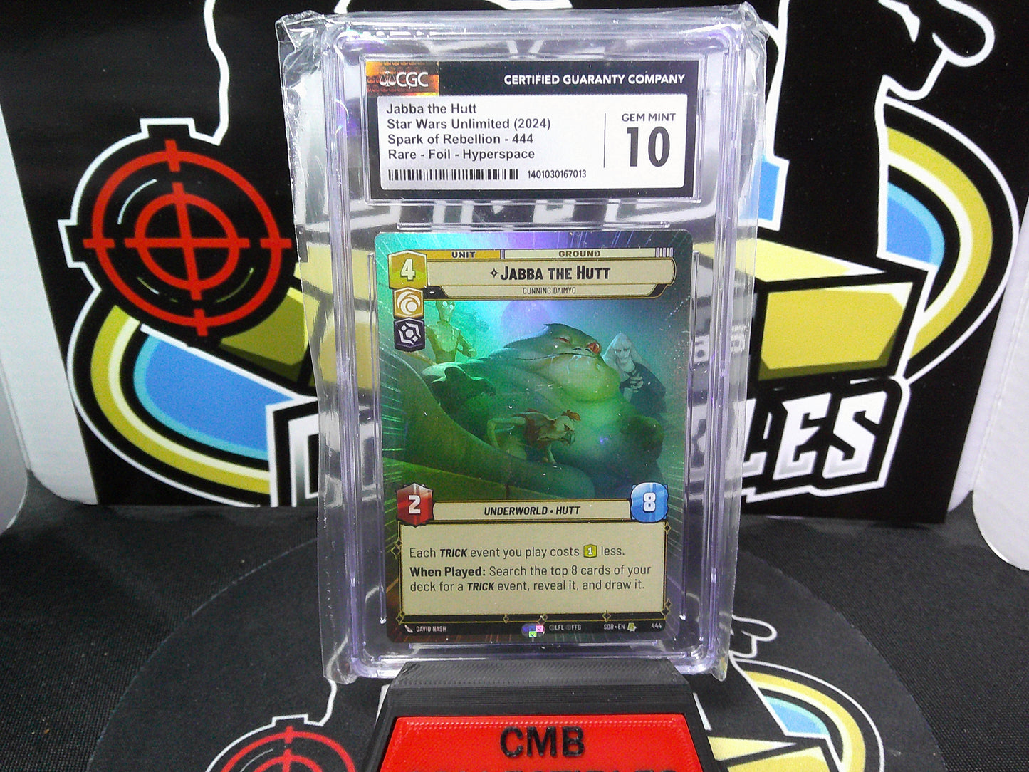 Jabba the Hut Star Wars Unlimited (2024) Spark of Rebellion-444 CGC 10