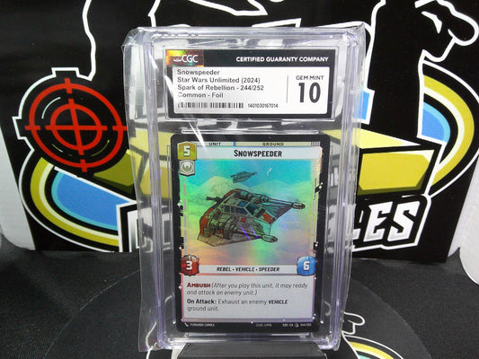 Snowspeeder Star Wars Unlimited (2024) Spark of Rebellion-244/252 CGC 10