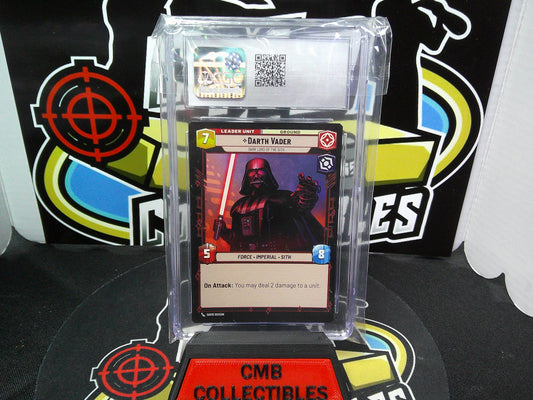 Darth Vader Star Wars Unlimited (2024) Promo Cards-001/002 Spark of Rebellion Prerelease CGC 9