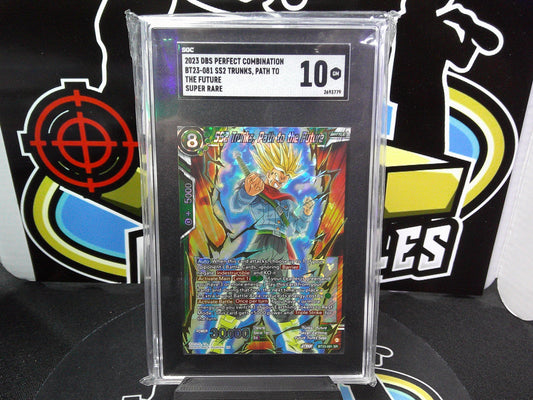 2023 DBS Perfect Combination BT23-081 SS2 Trunks, Path to the Future Super Rare SGC 10
