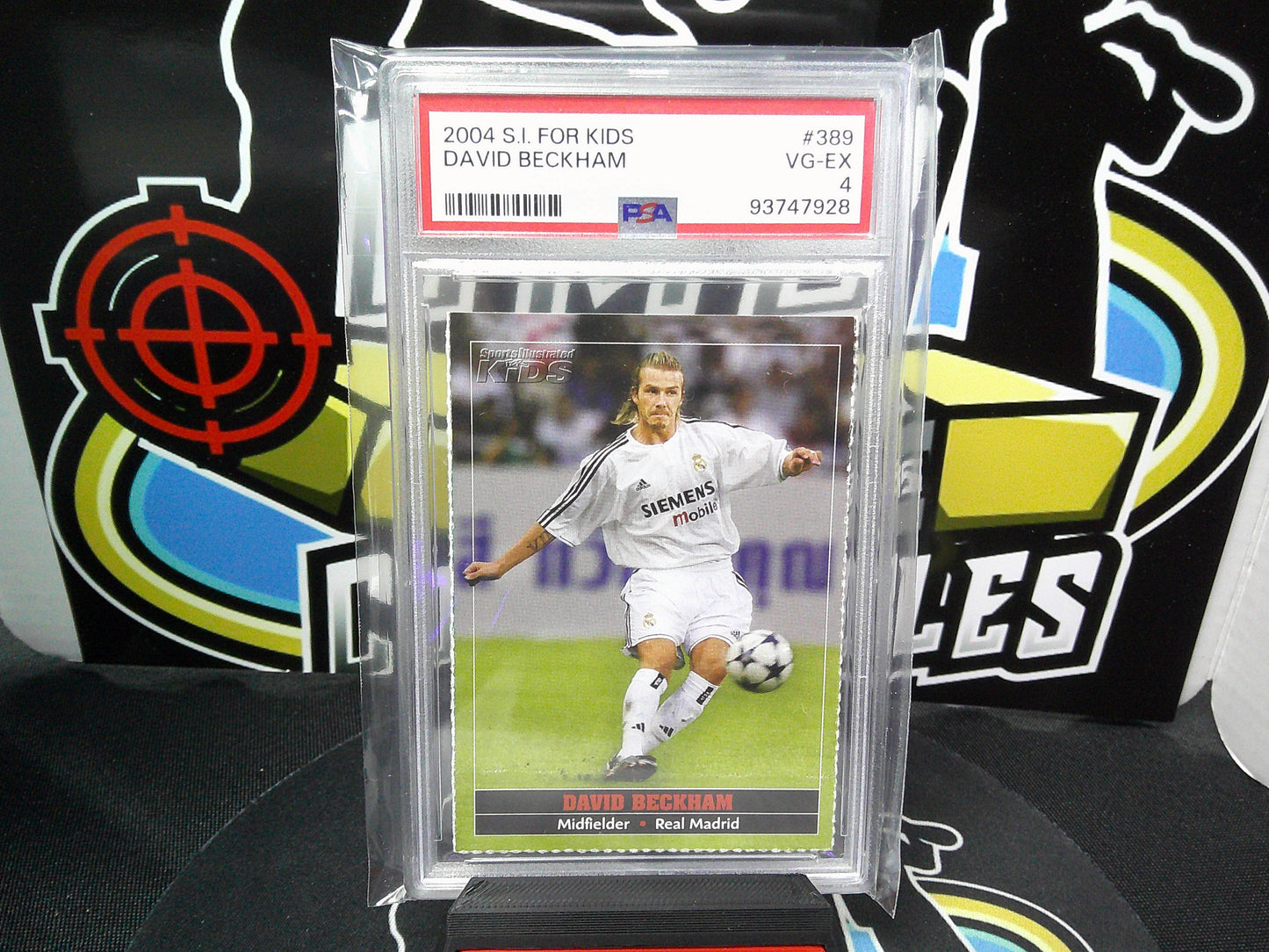 2004 S.I. For Kids David Beckham #389 PSA 4