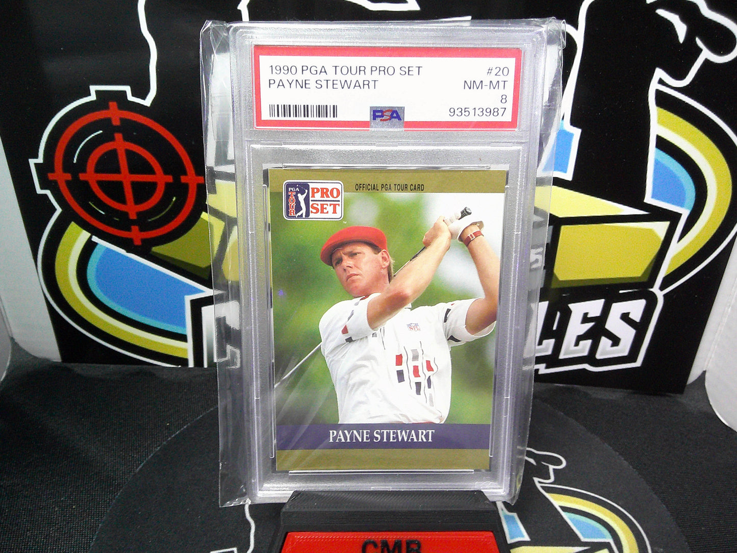 1990 PGA Tour Pro Set Payne Steward #20 PSA 8