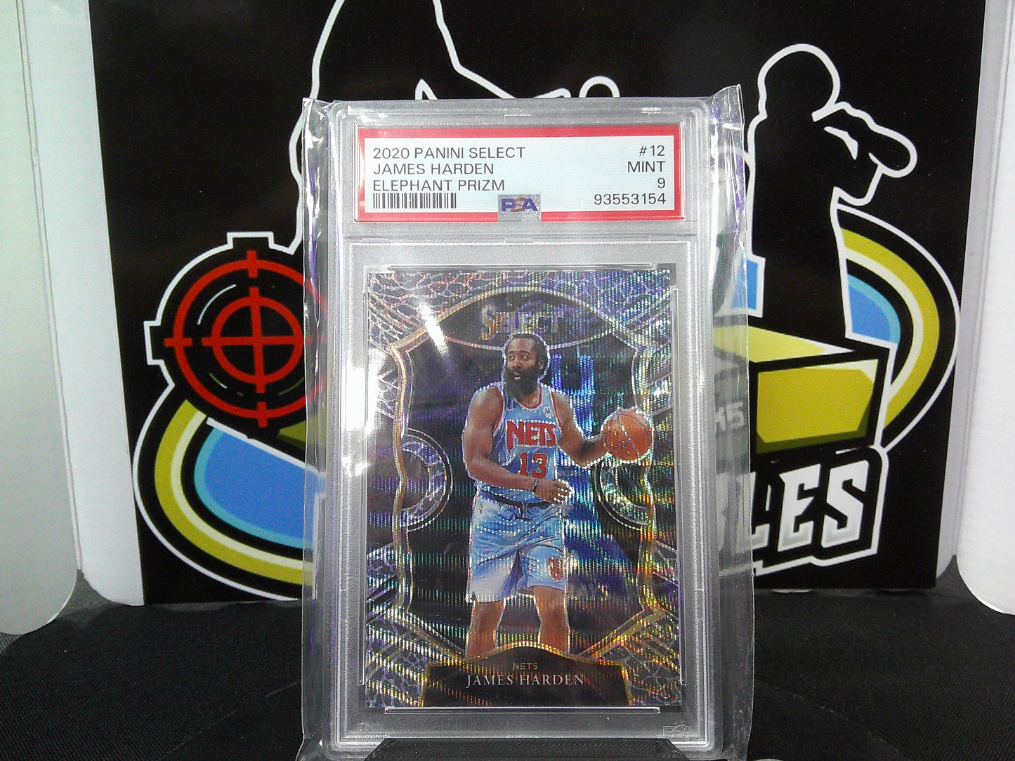 2020 Panini Select James Harden Elephant Prizm #12 PSA 9