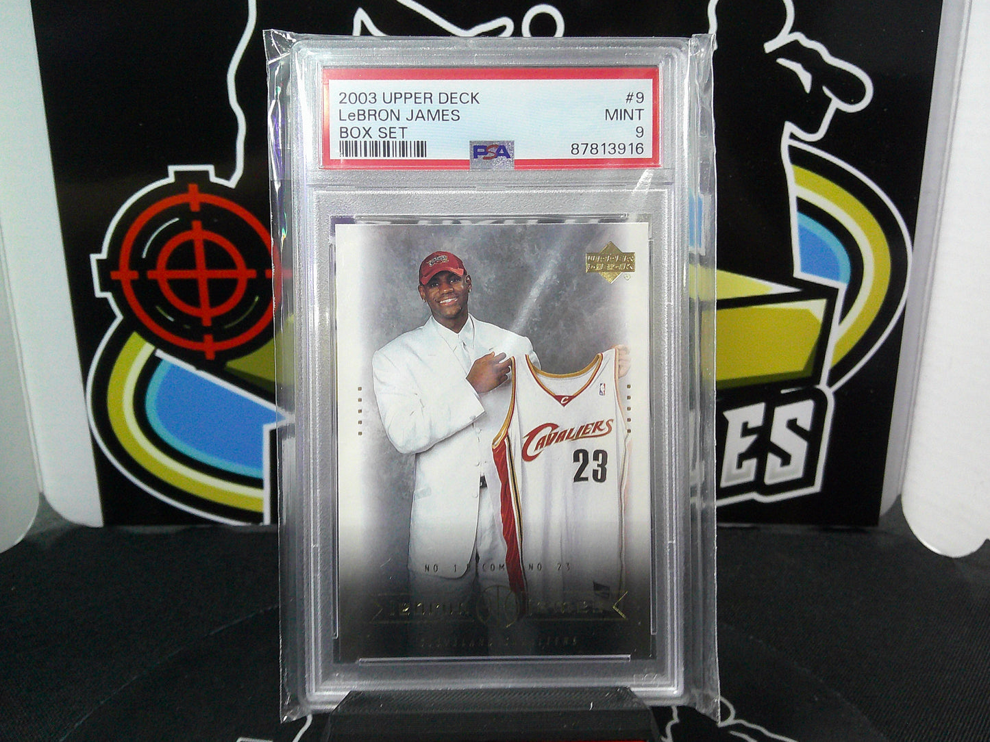 2003 Upper Deck LeBron James Box Set #9 PSA 9