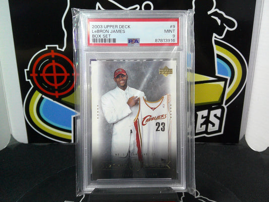 2003 Upper Deck LeBron James Box Set #9 PSA 9