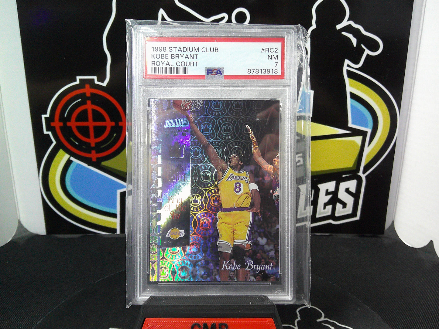 1998 Stadium Club Kobe Bryant Royal Court #RC2 PSA 7
