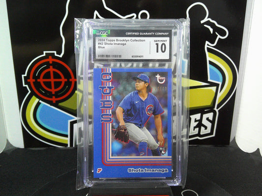 2024 Topps Brooklyn Collection #42 Shota Imanaga 14/40 Blue CGC 10