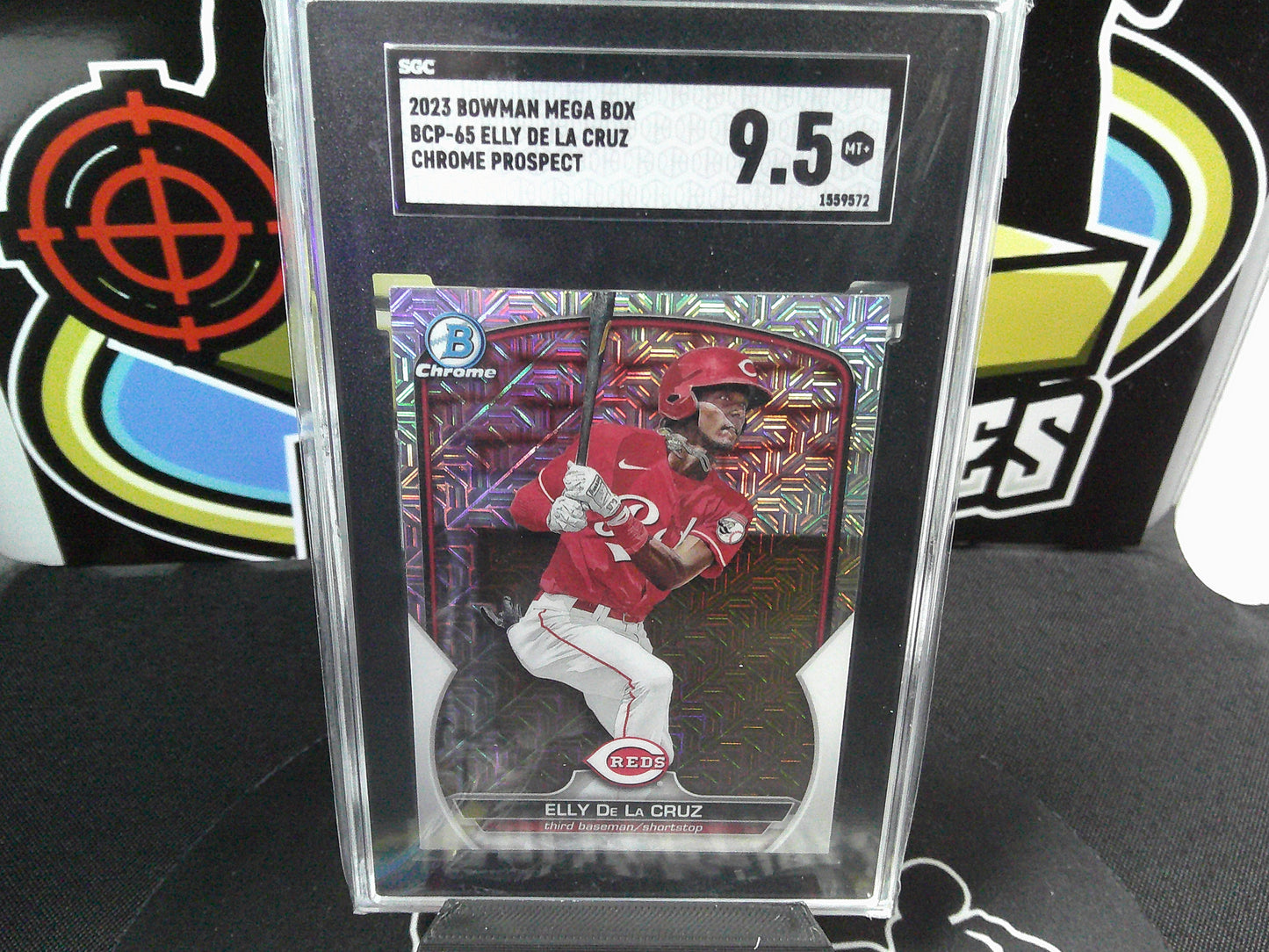 2023 Bowman Mega Box BCP-65 Elly De La Cruz Chrome Prospect SGC 9.5