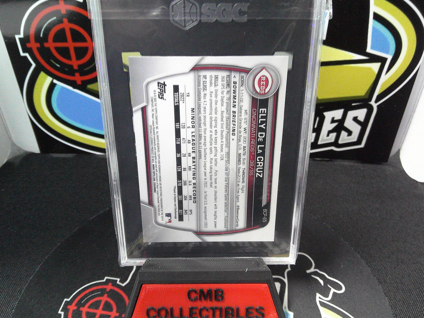 2023 Bowman Mega Box BCP-65 Elly De La Cruz Chrome Prospect SGC 9.5