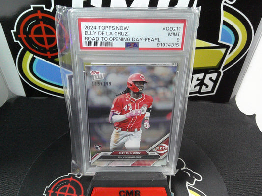 2024 Topps Now Elly De La Cruz Road to Opening Day-Pearl #OD211 PSA 9