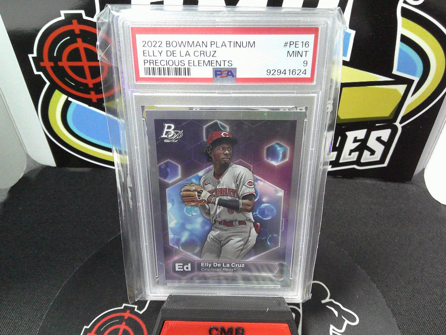 2022 Bowman Platinum Elly De La Cruz Precious Elements #PE16 PSA 9