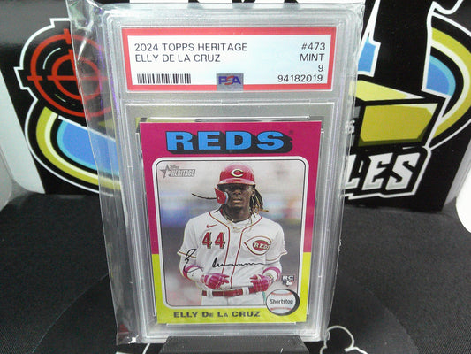 2024 Topps Heritage Elly De La Cruz #473 PSA 9