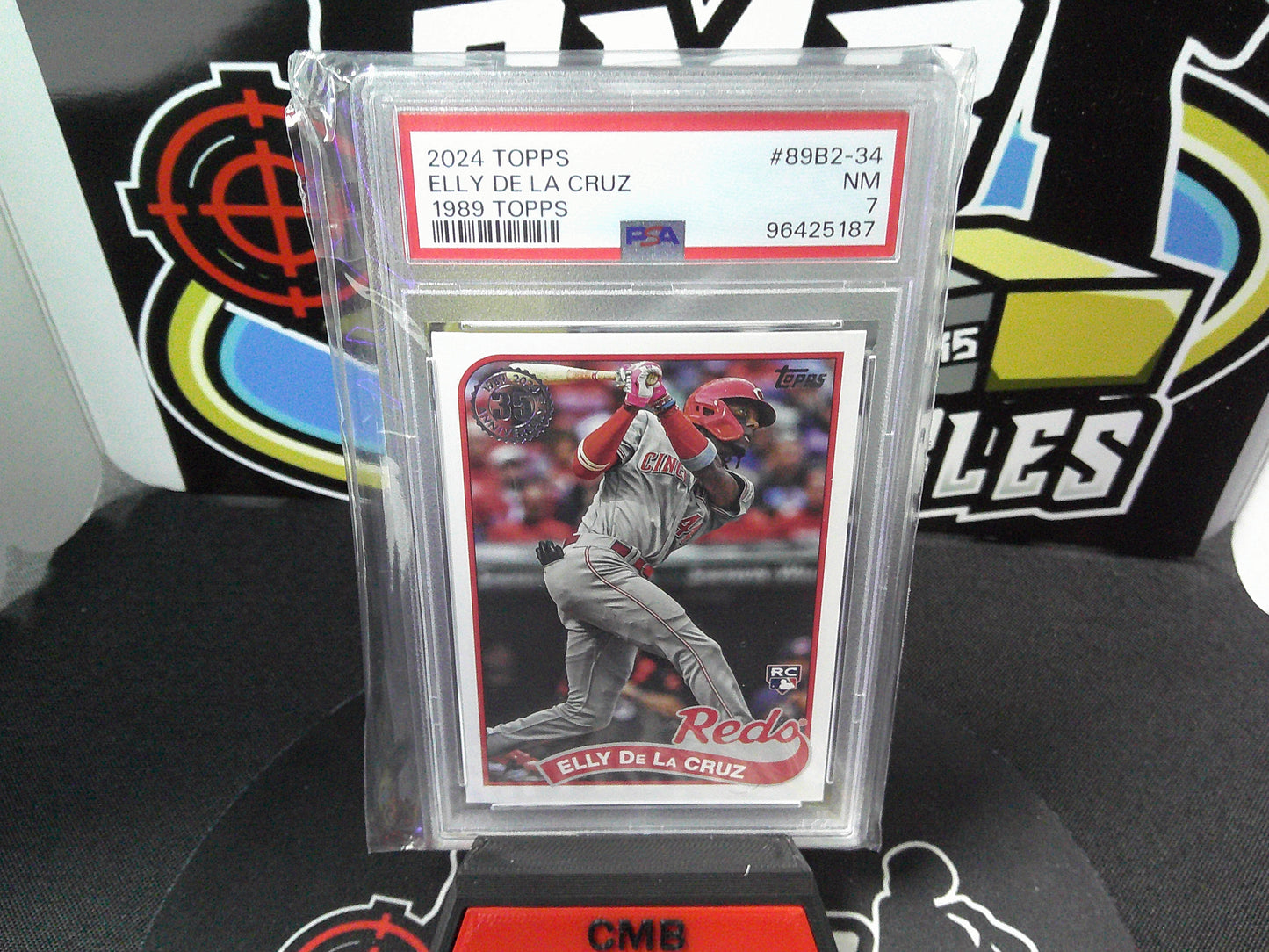 2024 Topps Elly De La Cruz 1989 Topps #89B2-34 PSA 7